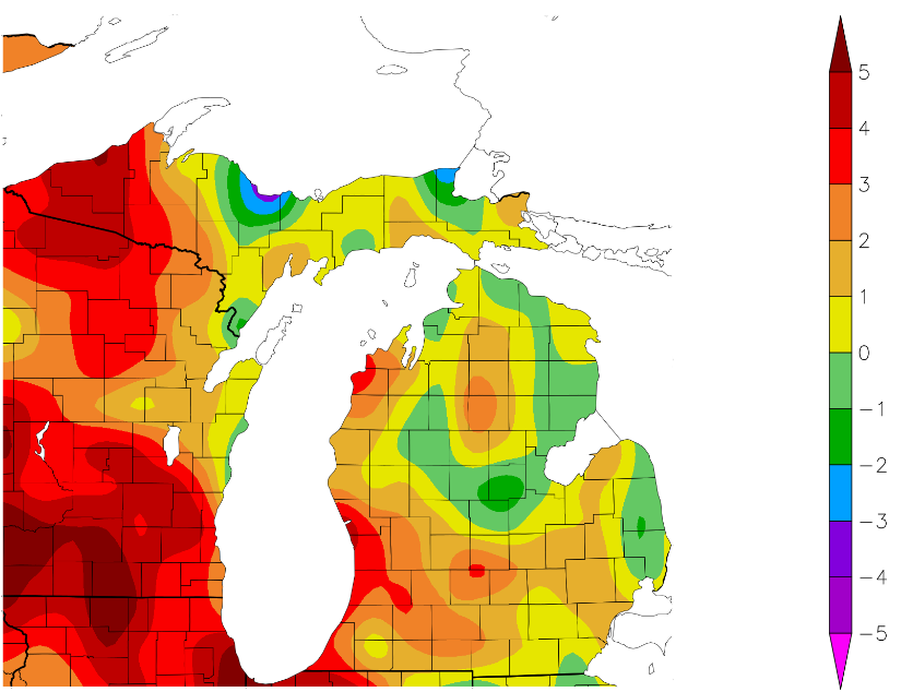 Map of Michigan.